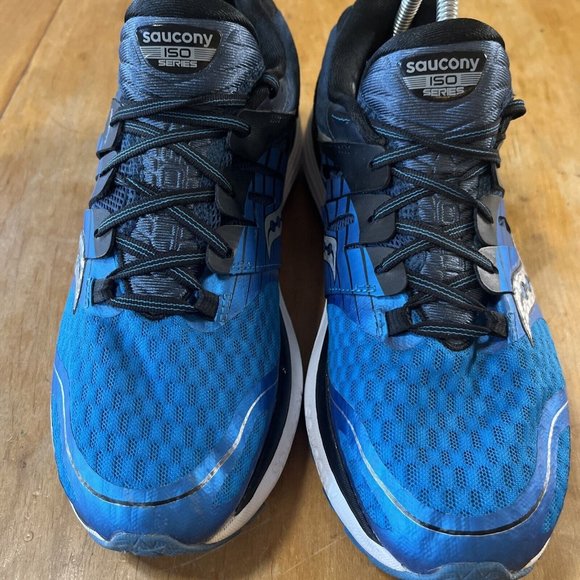 Saucony Mens Triumph ISO2 Running Shoes Blue/Black/Silver S20290-4  Sz 10 main image 9